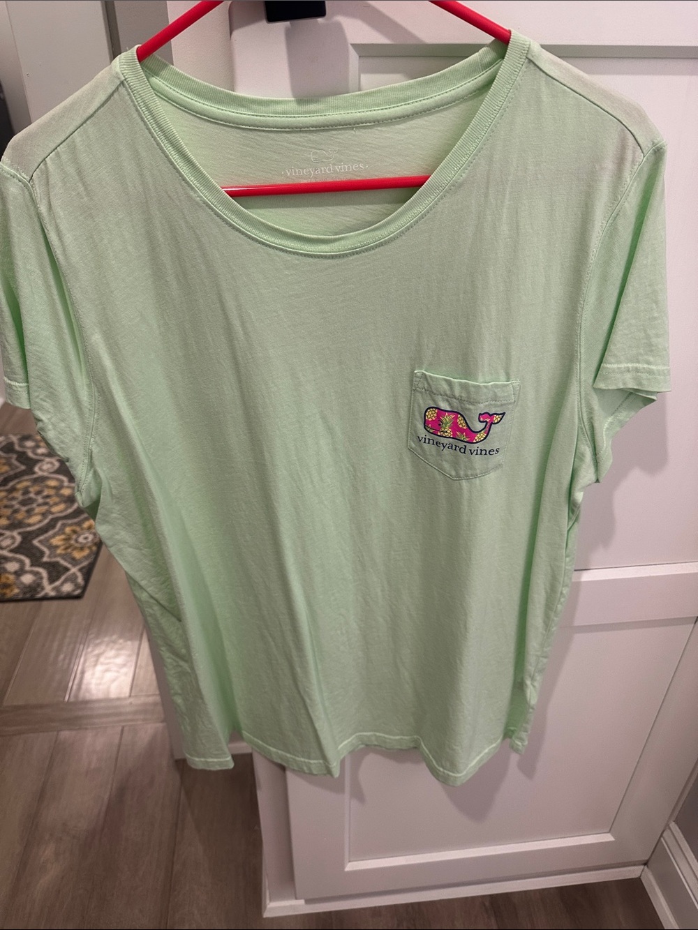 Vineyard Vines Mint Green Short Sleeve Pocket Tee